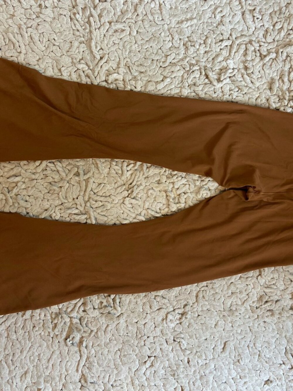 Like New OFFLINE AE Brown Flare Leggings Sz M - Picture 5 of 5